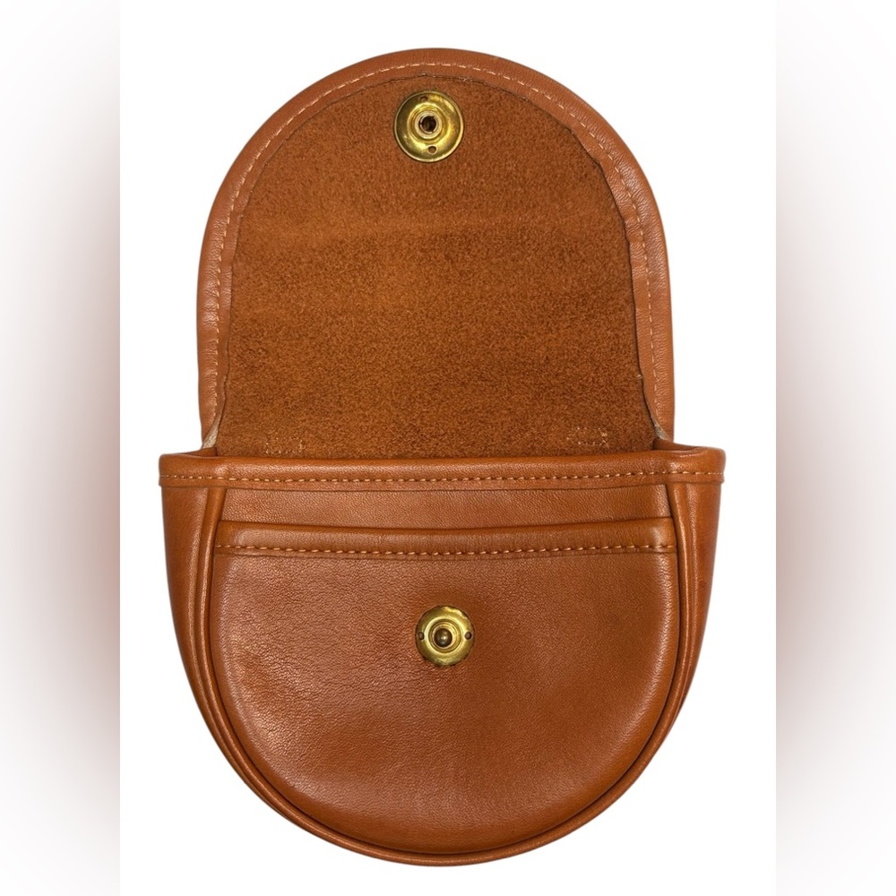 Vintage 9826 Coach Mini Belt Bag British Tan Glovetanned Leather USA 0722-132 - Picture 6 of 16